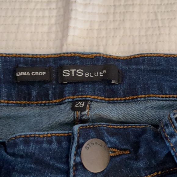 Dark wash STS Blue crop jeans - Picture 2 of 4